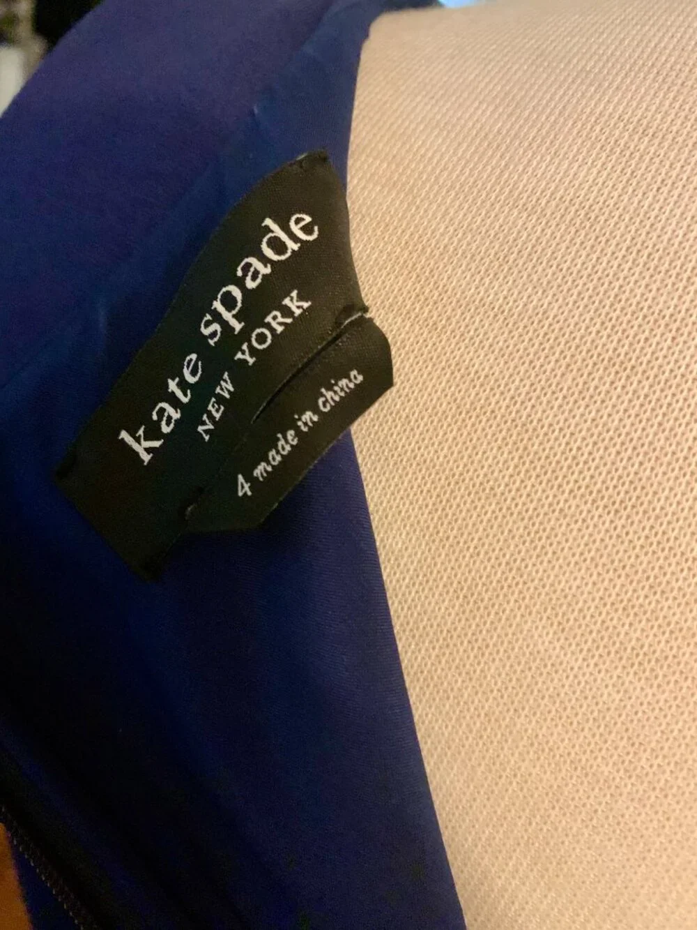Kate Spade size 4 dark blue sleeveless dress